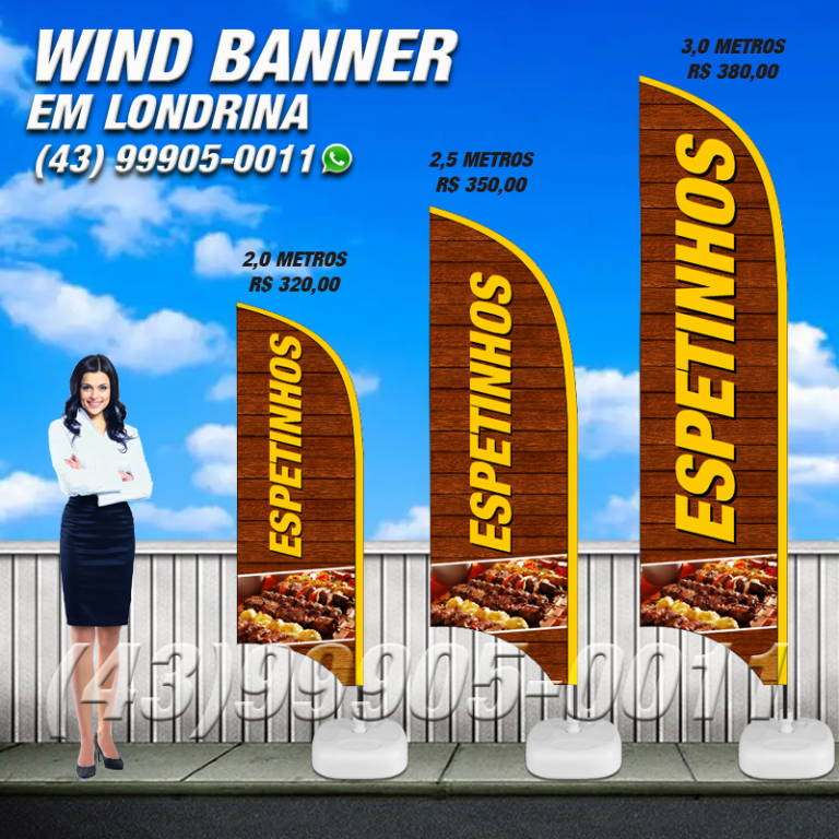 Banner Londrina Wind Banner Impress O De Banner E Faixas Em Lona Wind